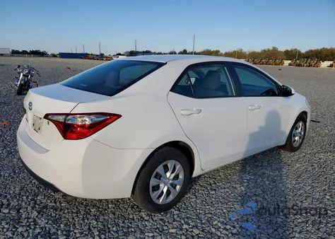 2015 Toyota Corolla L from USA, damaged, VIN 2T1BURHE4FC277153